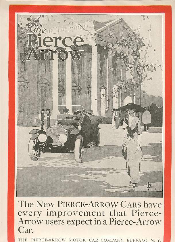 1913 Pierce-Arrow Auto Advertising